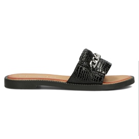 Filippo DK3671 / 22 Bk sorte hjemmesko