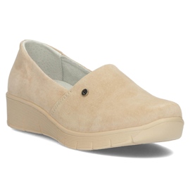 Lædersko Filippo DP3628 / 22 Be beige