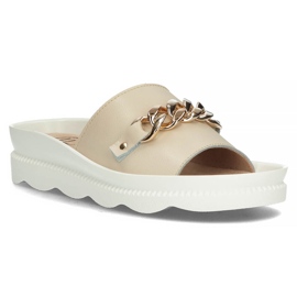 Læder hjemmesko Filippo DK3597 / 22 Be beige
