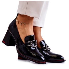 S.Barski Elegante pumps på en sort Callim