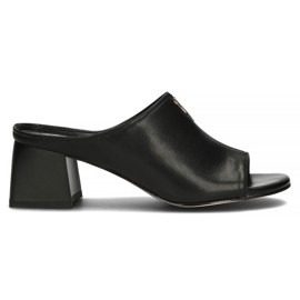 Læder hjemmesko Filippo DK3728 / 22 Bk sorte