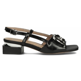 Lædersandaler Filippo DS3742 / 22 Bk sorte
