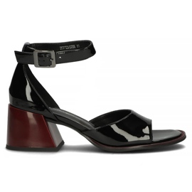 Lædersandaler Filippo DS3723 / 22 Bk sorte