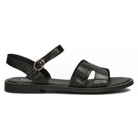 Filippo DS3702 / 22 Bk sorte sandaler