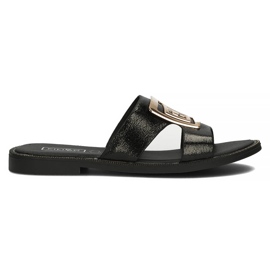 Filippo DK3703 / 22 Bk sorte hjemmesko