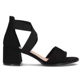 Filippo DS2093 / 22 Bk sorte sandaler