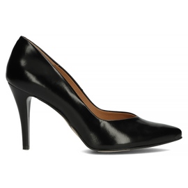 Læder pumps Filippo 2058 sort