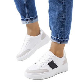 Ontario hvide sneakers til kvinder sort