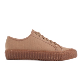 Marco Shoes Sportssneakers med øko-underdel beige