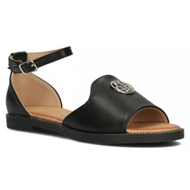 Filippo DS3667 / 22 Bk sorte sandaler