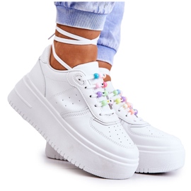 PS1 Sportssko med bund til kvinder Sneakers Hvid Manila