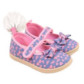 American Club Blue Ballerinas Sneakers til piger