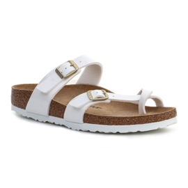 Birkenstock Mayari Patent White W 1005281 hvid