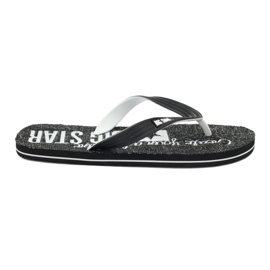 Big Star 174621 flip-flops herresko hvid sort