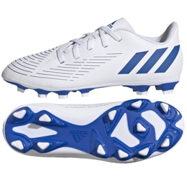 Adidas Predator Edge.4 FxG Jr GW2368 fodboldstøvler hvid