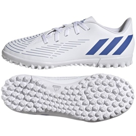 Adidas Predator Edge.4 Tf Jr GX2643 fodboldstøvler hvid hvid