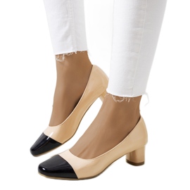 Beige Dikra pumps til kvinder sort