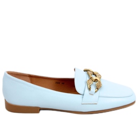 Mallow Blue dame loafers blå