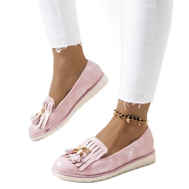 Pink Bayfield Loafers lyserød