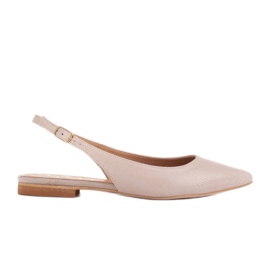 Marco Shoes Naturlige ruskindssandaler i beige 1965P-103-1