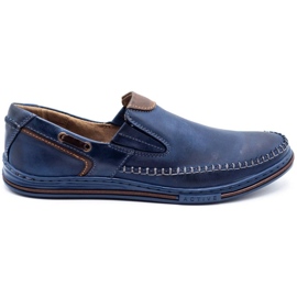 Polbut Herresko loafers 09 marineblå
