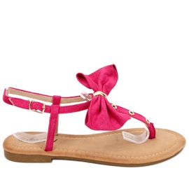 Flip-flops med Megi Fuschia sløjfe lyserød