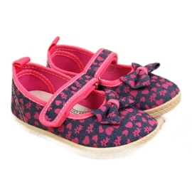 Ballerinaer Sneakers Navy Blue Jr American Club marineblå lyserød