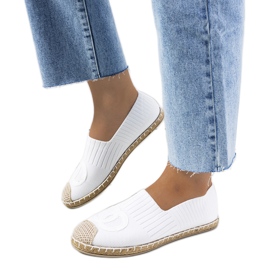 Hvide espadriller til kvinder fra Dean