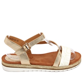 Guld espadrillesandaler Katia Gold gylden
