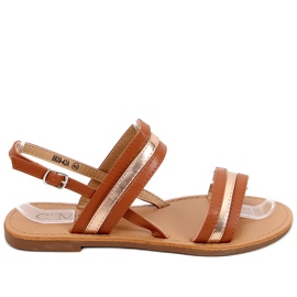 Joyce Camel damesandaler brun