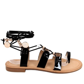 Niala sorte gladiatorsandaler