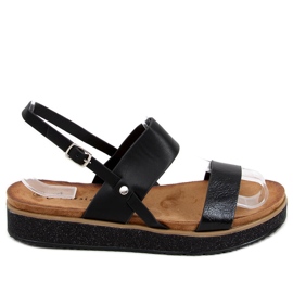 Maiden Black damesandaler sort