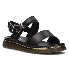 Lædersandaler Filippo DS2040 / 22 Bk sorte