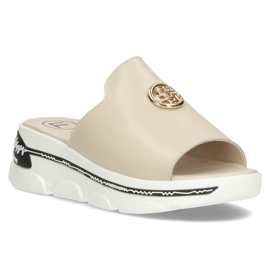 Læder hjemmesko Filippo DK3872 / 22 Be beige