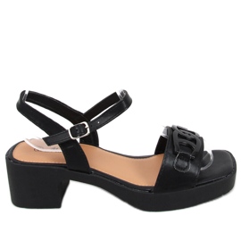 Højhælede sandaler fra Sharon Black sort