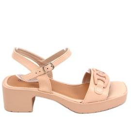 Højhælede sandaler fra Sharon Nude beige