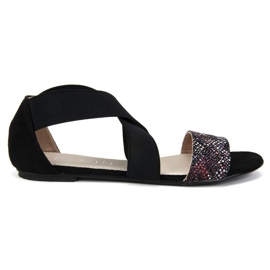 Filippo DS778 / 19 Bk Sorte Sandaler