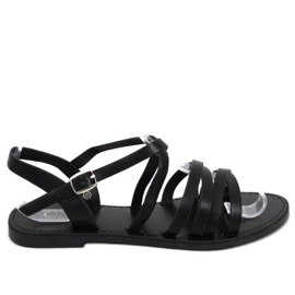 Floss Black damesandaler sort