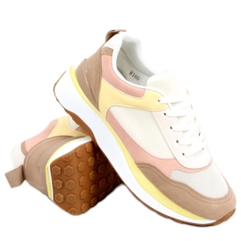 Saola Khaki trænere beige flerfarvet