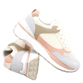 Saola Grey sneakers beige lyserød grå