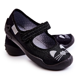 BEFADO S.A. Ballerina hjemmesko Befado Cats 114X450 Sort