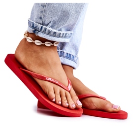 Kvindeflip-flops Big Star JJ274A384 Rød