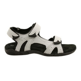 American Club HL53 / 22 Sandaler med en LT.Grå læderindsats