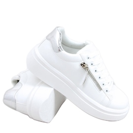 Dame sneakers Lerato HVID / SØLV