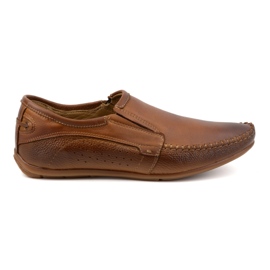 Olivier Mænds læder loafers 4206 brun