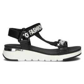 Lædersandaler Filippo DS2169 / 22 Bk sorte