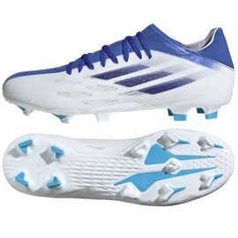 Adidas X Speedflow.3 Fg M GW7480 fodboldstøvler flerfarvet hvid