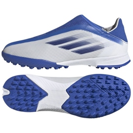 Adidas X Speedflow.3 Ll Tf Jr GW7502 fodboldstøvler flerfarvet hvid