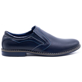 Olivier Elegante herresko 283LU marineblå