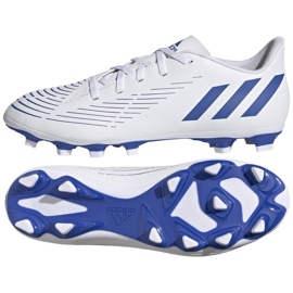 Adidas Predator Edge.4 FxG M GW2356 fodboldstøvler hvid hvid